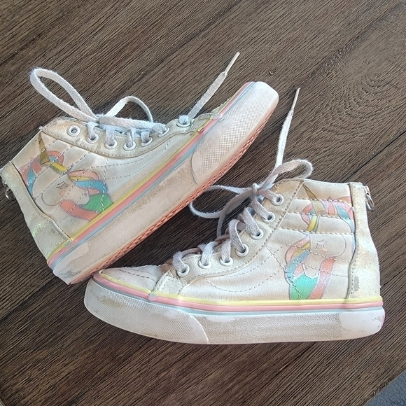 2/$20 Vans Unicorn High Tops 13.5 - Picture 1 of 7